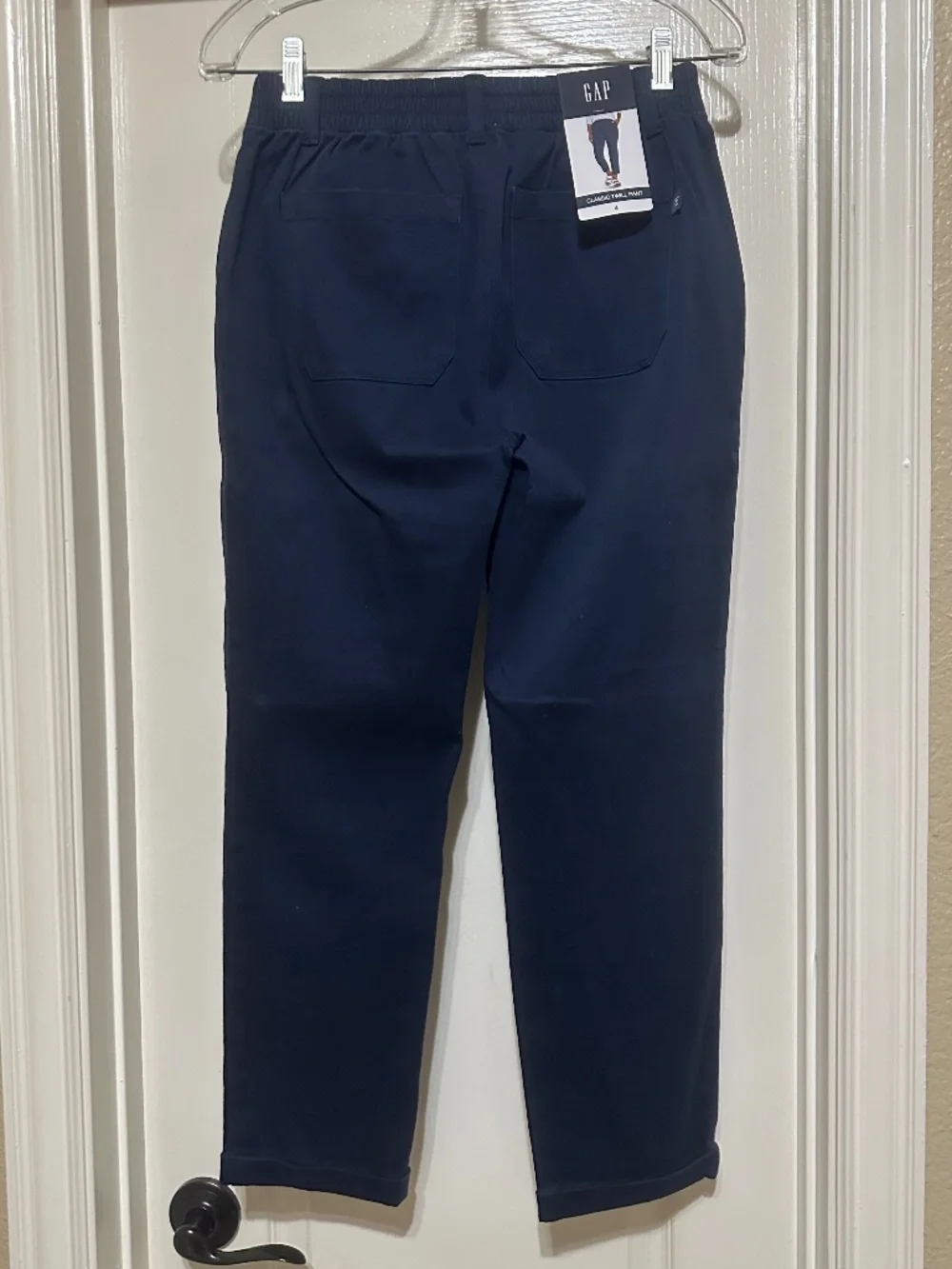 Gap Classic Twill Pant Womens 4 Cuffed pants NT